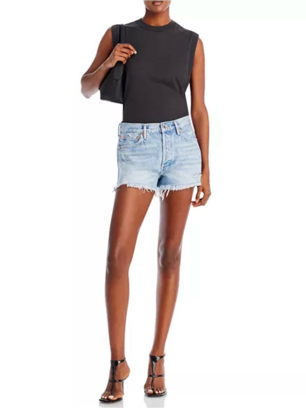 AGOLDE Parker Vintage Cutoff Denim Shorts Size 26